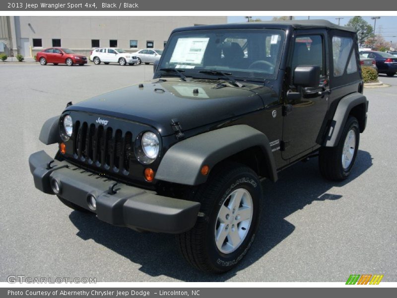 Black / Black 2013 Jeep Wrangler Sport 4x4