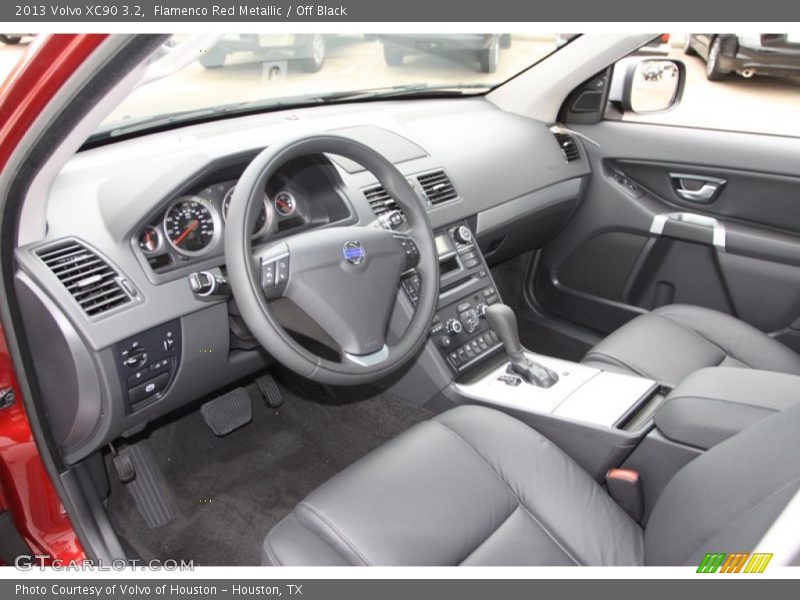 Flamenco Red Metallic / Off Black 2013 Volvo XC90 3.2