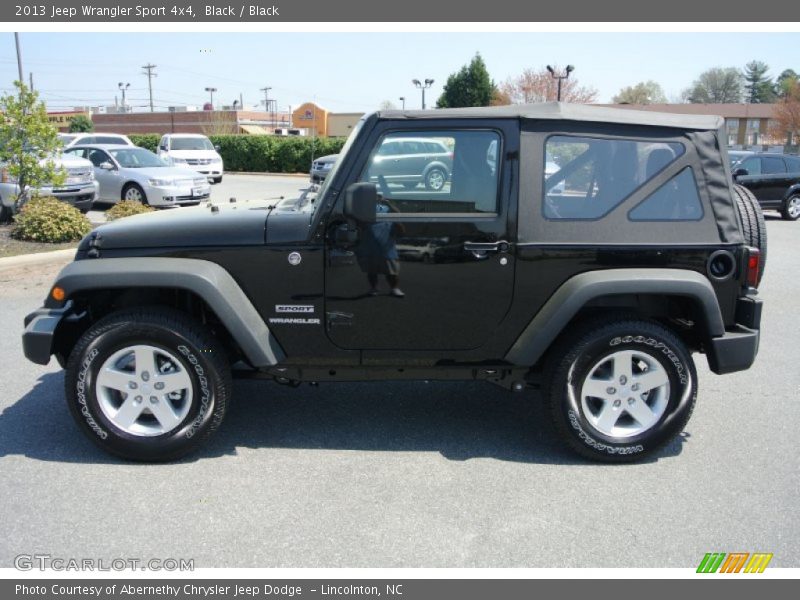 Black / Black 2013 Jeep Wrangler Sport 4x4