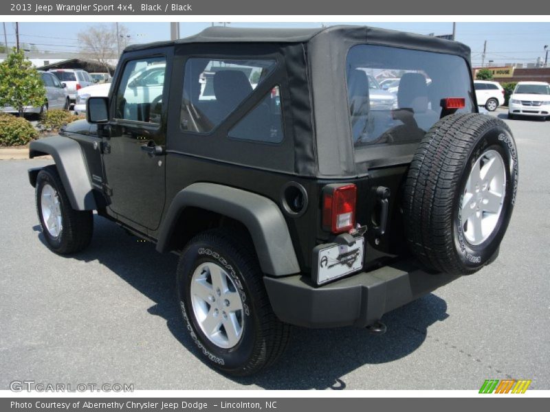 Black / Black 2013 Jeep Wrangler Sport 4x4