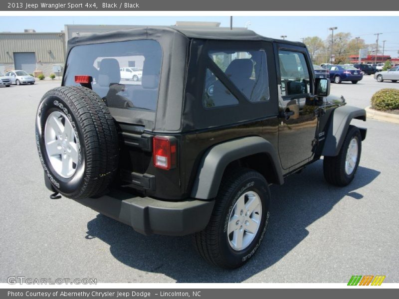 Black / Black 2013 Jeep Wrangler Sport 4x4