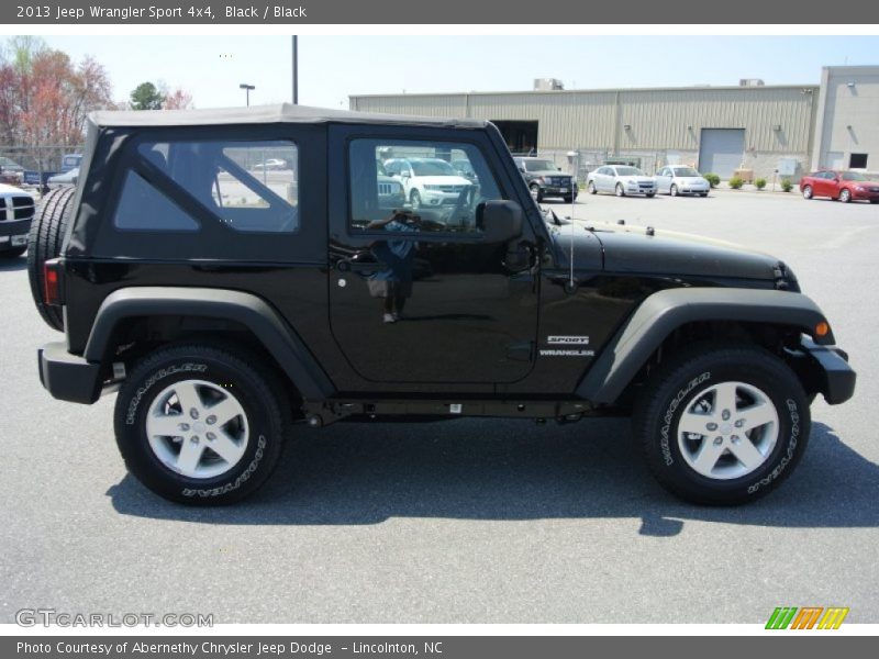 Black / Black 2013 Jeep Wrangler Sport 4x4