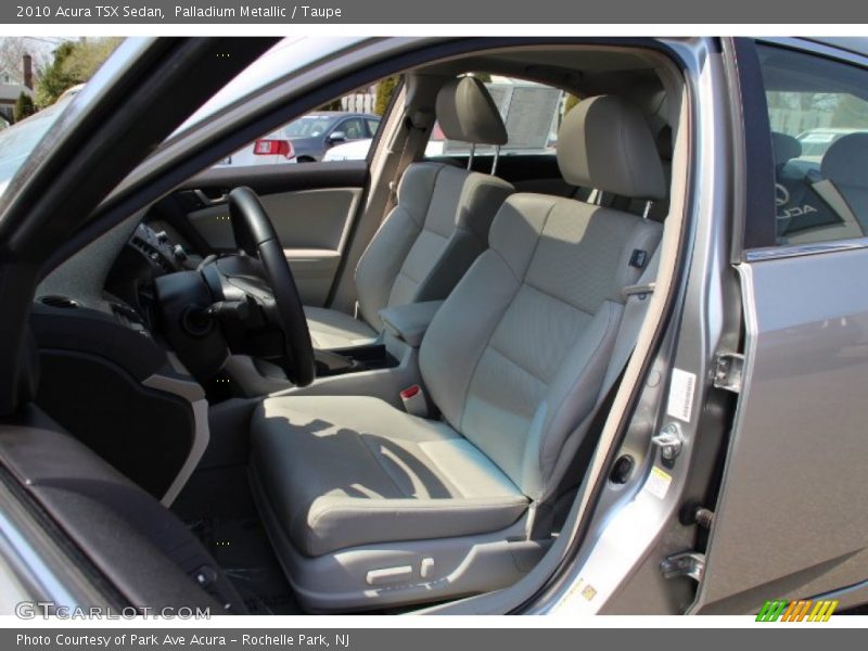 Palladium Metallic / Taupe 2010 Acura TSX Sedan