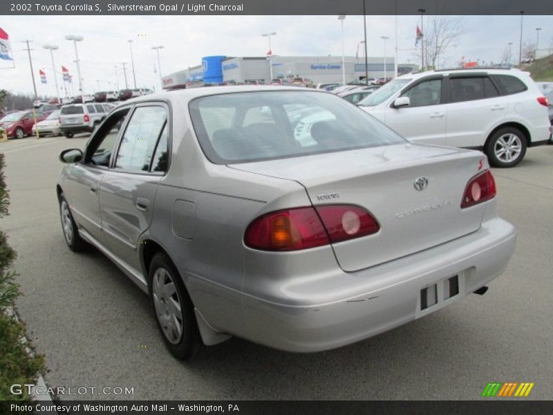 Silverstream Opal / Light Charcoal 2002 Toyota Corolla S