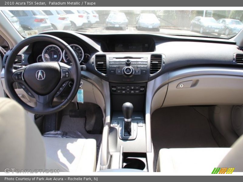 Palladium Metallic / Taupe 2010 Acura TSX Sedan