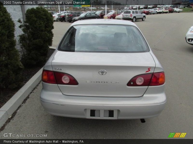 Silverstream Opal / Light Charcoal 2002 Toyota Corolla S