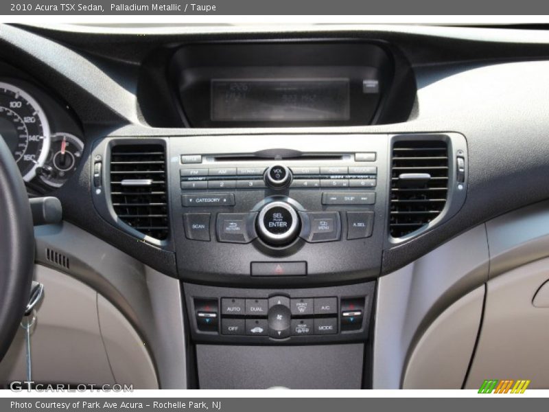 Palladium Metallic / Taupe 2010 Acura TSX Sedan
