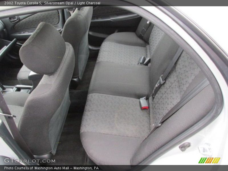 Rear Seat of 2002 Corolla S