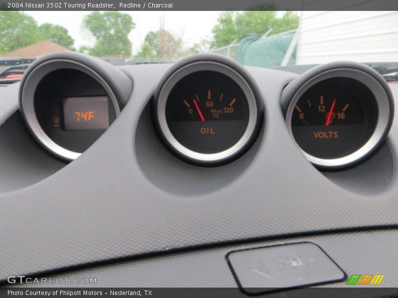 Redline / Charcoal 2004 Nissan 350Z Touring Roadster