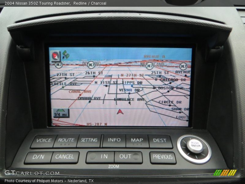 Redline / Charcoal 2004 Nissan 350Z Touring Roadster