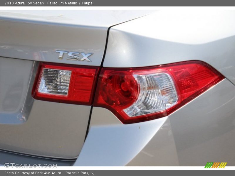 Palladium Metallic / Taupe 2010 Acura TSX Sedan