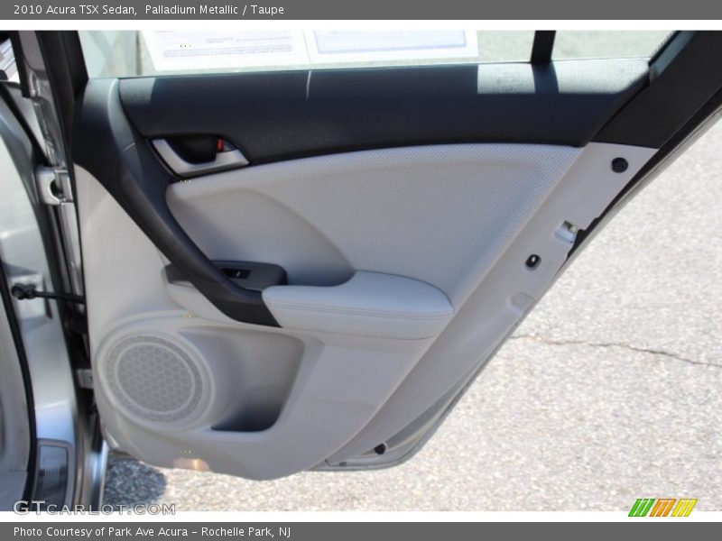 Palladium Metallic / Taupe 2010 Acura TSX Sedan