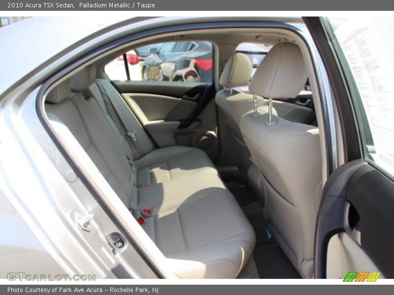 Palladium Metallic / Taupe 2010 Acura TSX Sedan