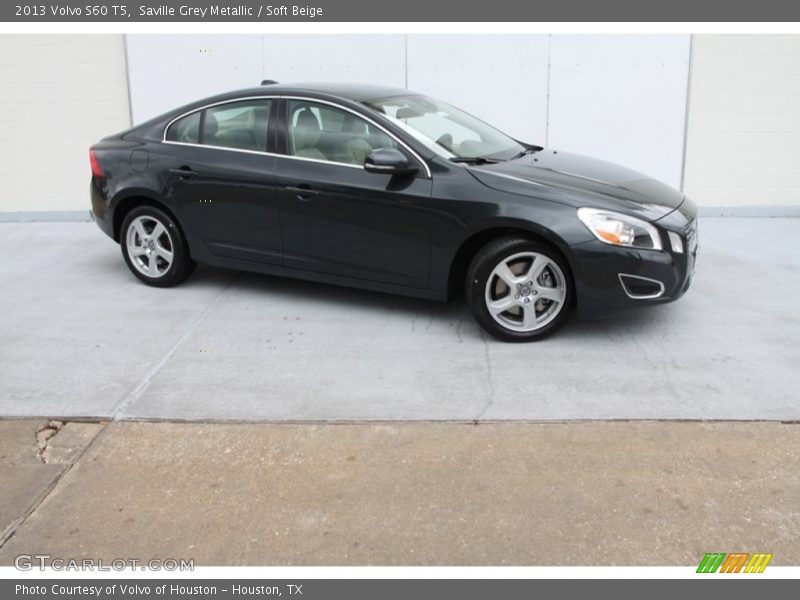 Saville Grey Metallic / Soft Beige 2013 Volvo S60 T5