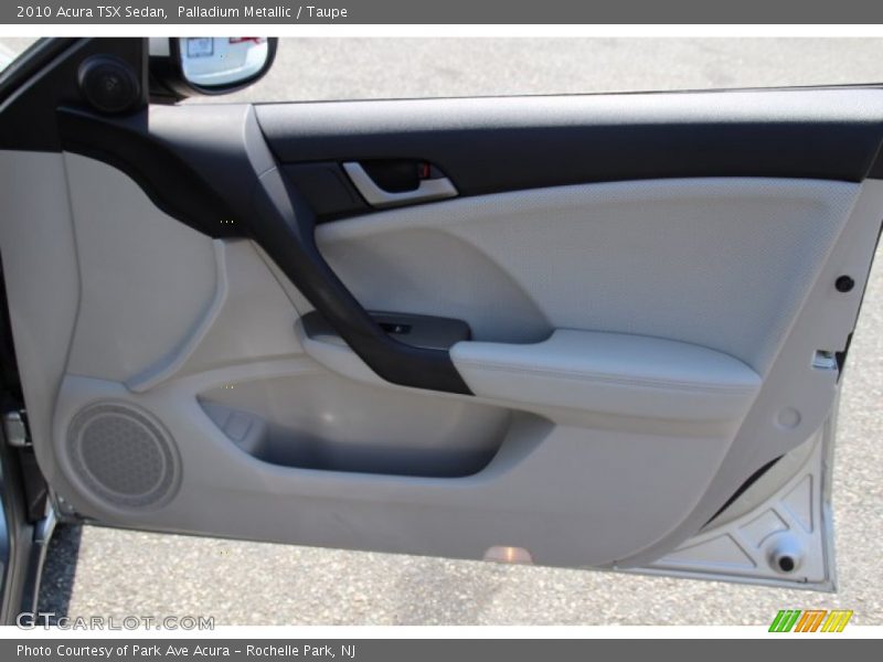 Palladium Metallic / Taupe 2010 Acura TSX Sedan
