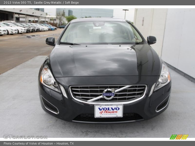 Saville Grey Metallic / Soft Beige 2013 Volvo S60 T5