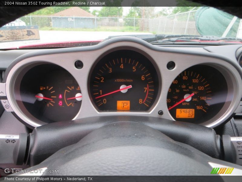 Redline / Charcoal 2004 Nissan 350Z Touring Roadster