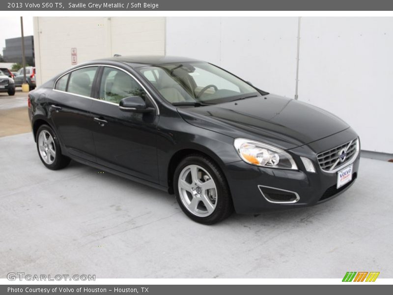 Saville Grey Metallic / Soft Beige 2013 Volvo S60 T5