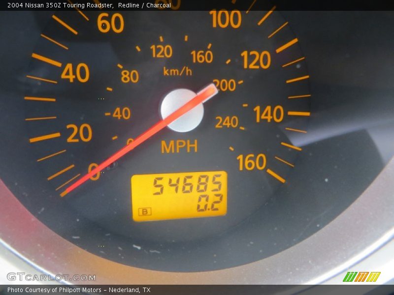 Redline / Charcoal 2004 Nissan 350Z Touring Roadster