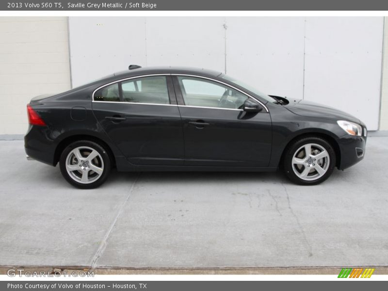 Saville Grey Metallic / Soft Beige 2013 Volvo S60 T5