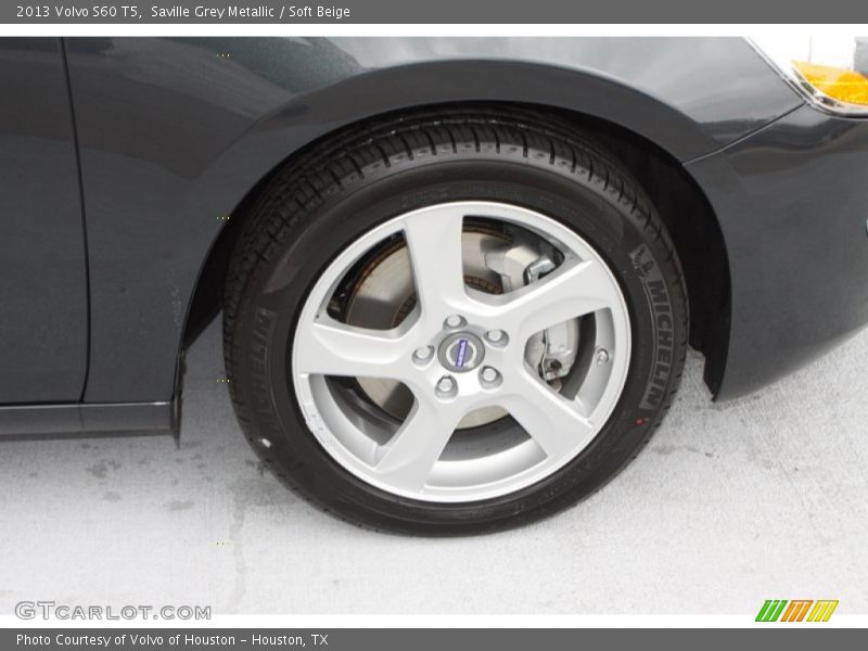 Saville Grey Metallic / Soft Beige 2013 Volvo S60 T5