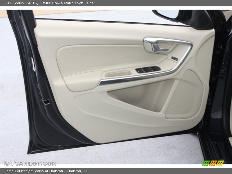 Saville Grey Metallic / Soft Beige 2013 Volvo S60 T5