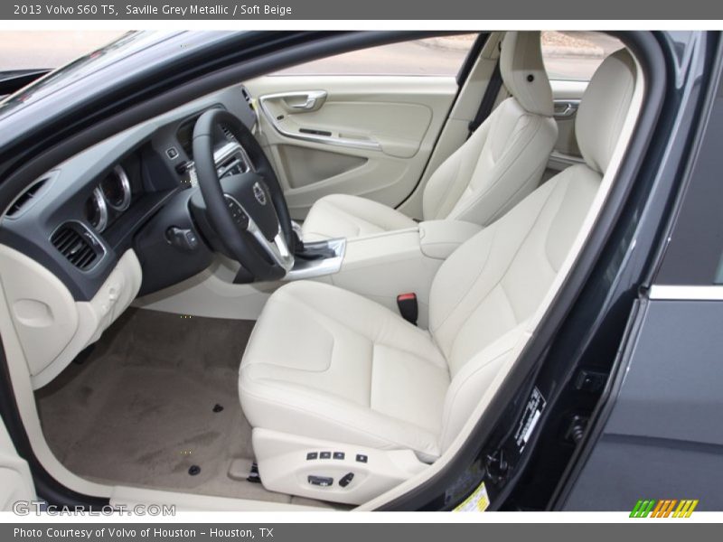 Saville Grey Metallic / Soft Beige 2013 Volvo S60 T5