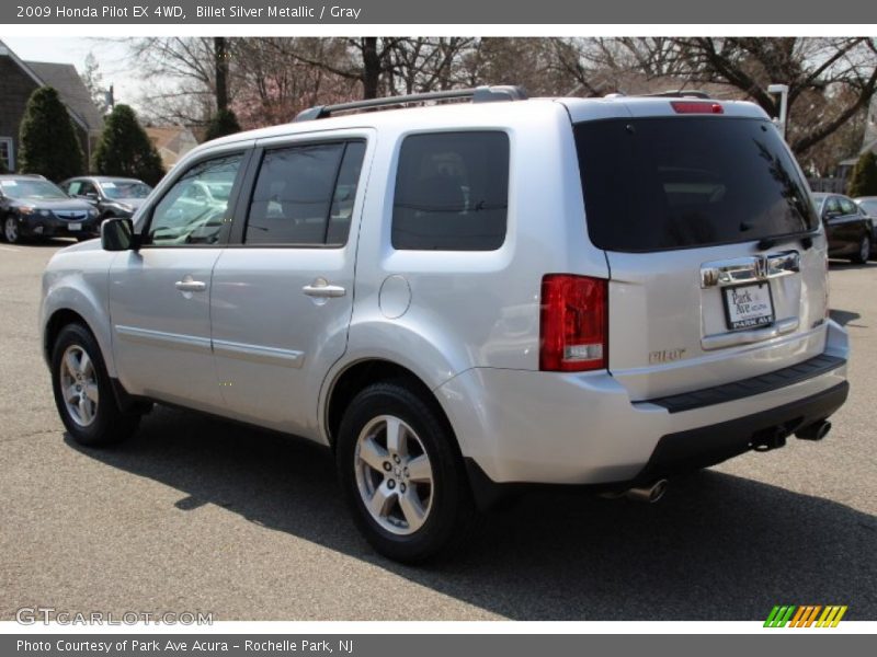 Billet Silver Metallic / Gray 2009 Honda Pilot EX 4WD