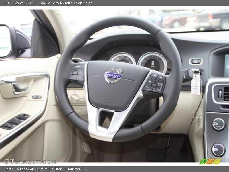 Saville Grey Metallic / Soft Beige 2013 Volvo S60 T5