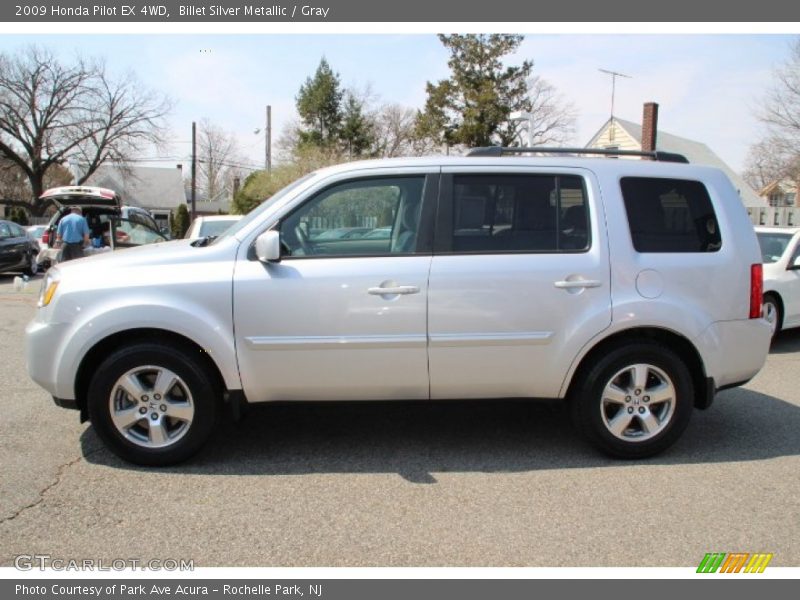 Billet Silver Metallic / Gray 2009 Honda Pilot EX 4WD