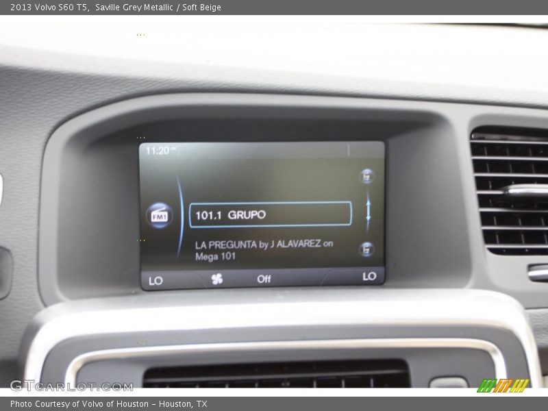 Saville Grey Metallic / Soft Beige 2013 Volvo S60 T5