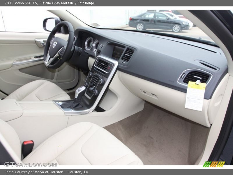 Saville Grey Metallic / Soft Beige 2013 Volvo S60 T5