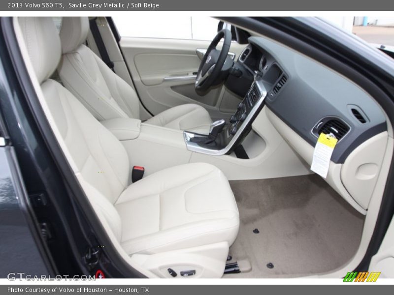 Saville Grey Metallic / Soft Beige 2013 Volvo S60 T5