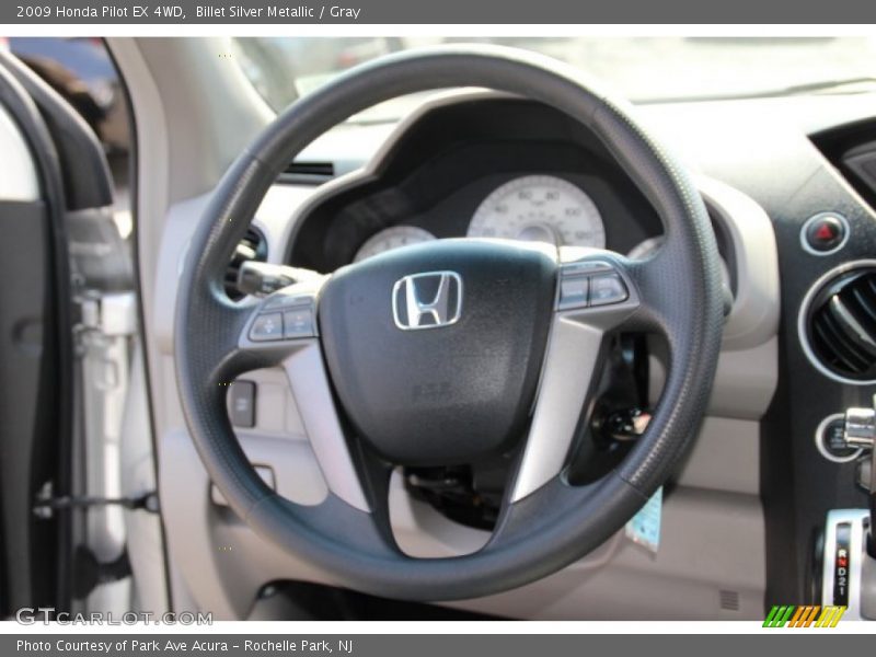 Billet Silver Metallic / Gray 2009 Honda Pilot EX 4WD