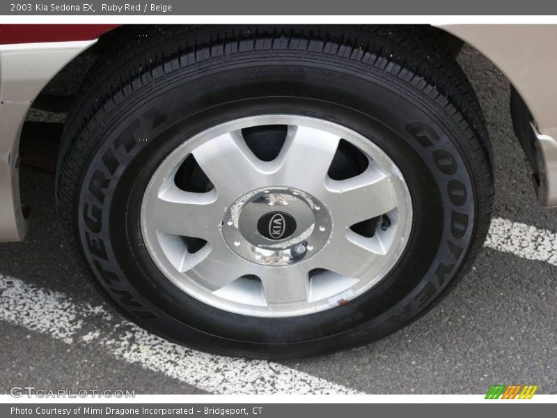 Ruby Red / Beige 2003 Kia Sedona EX