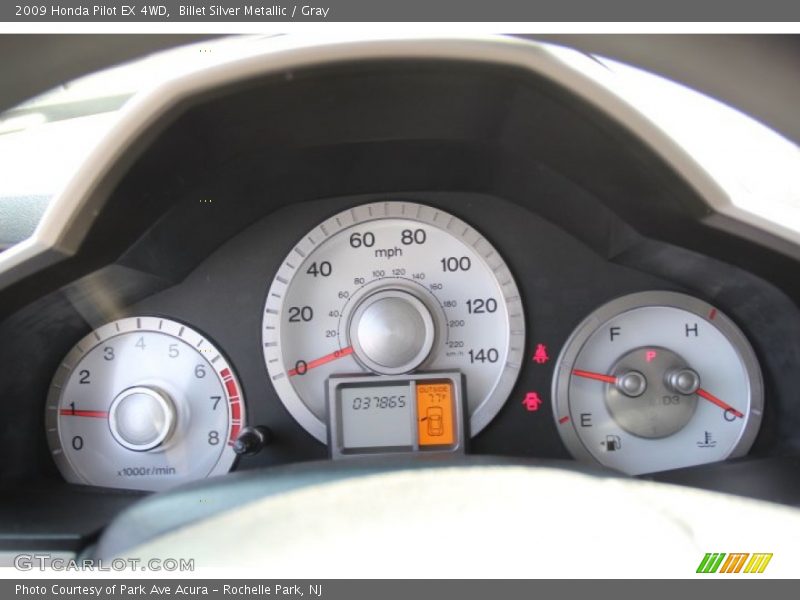Billet Silver Metallic / Gray 2009 Honda Pilot EX 4WD