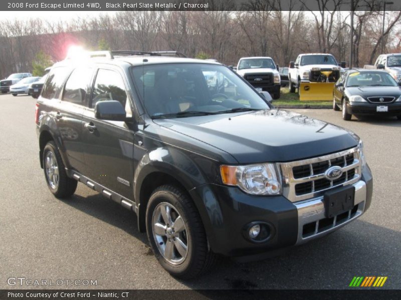 Black Pearl Slate Metallic / Charcoal 2008 Ford Escape Limited 4WD