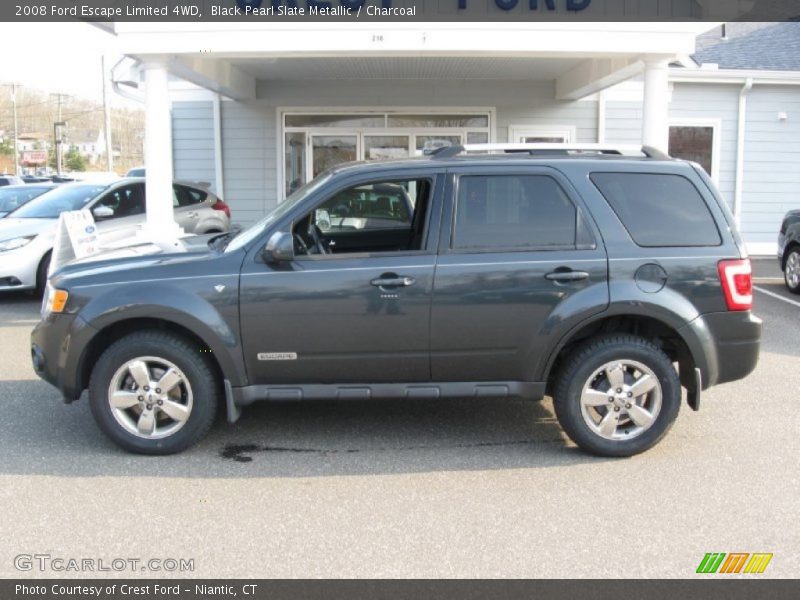 Black Pearl Slate Metallic / Charcoal 2008 Ford Escape Limited 4WD