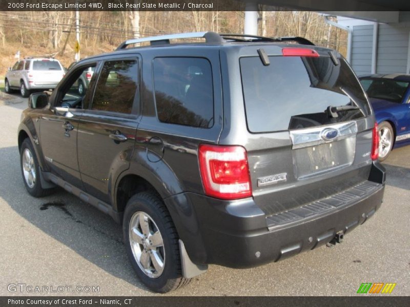 Black Pearl Slate Metallic / Charcoal 2008 Ford Escape Limited 4WD