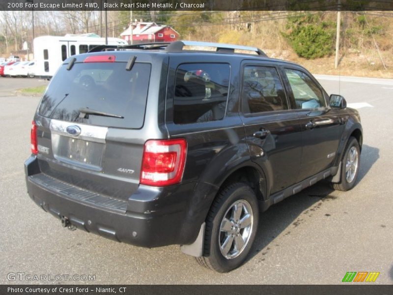 Black Pearl Slate Metallic / Charcoal 2008 Ford Escape Limited 4WD