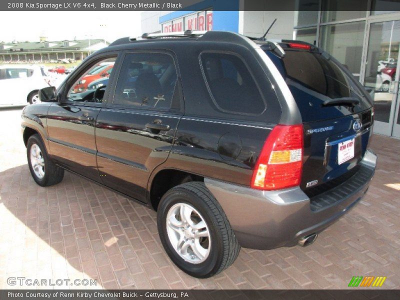 Black Cherry Metallic / Black 2008 Kia Sportage LX V6 4x4