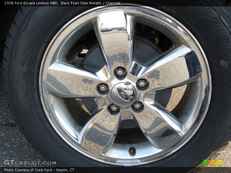 Black Pearl Slate Metallic / Charcoal 2008 Ford Escape Limited 4WD