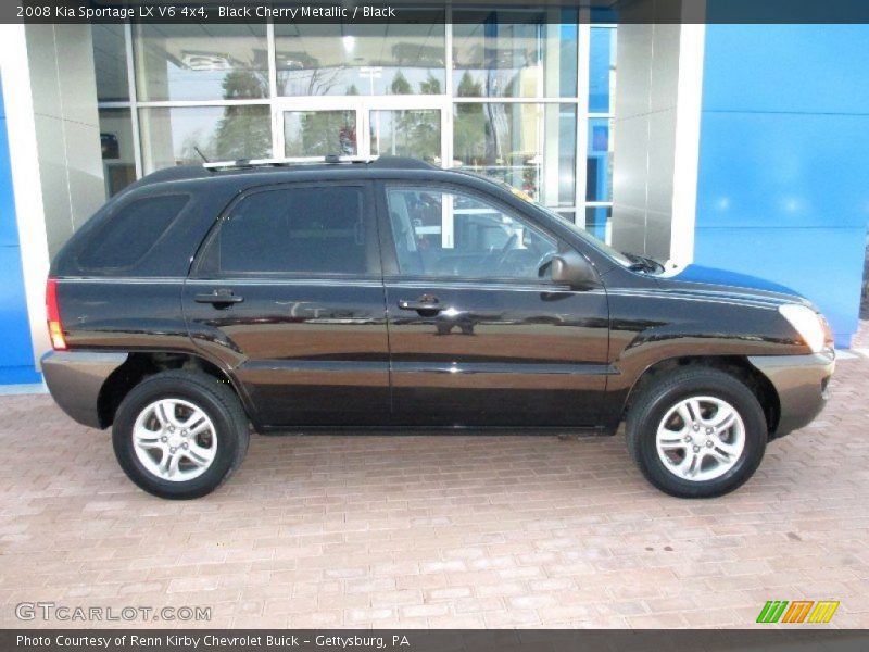 Black Cherry Metallic / Black 2008 Kia Sportage LX V6 4x4