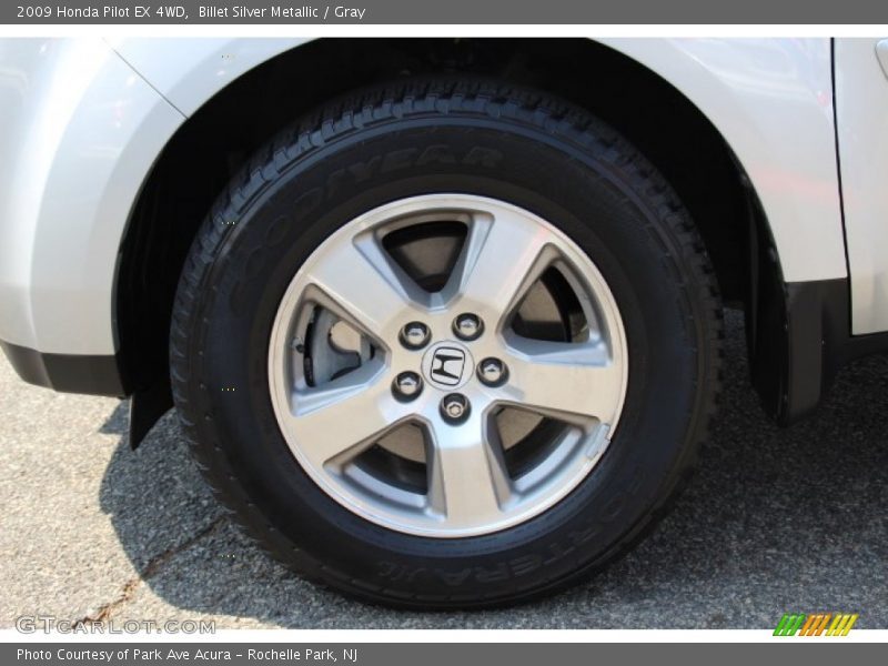 Billet Silver Metallic / Gray 2009 Honda Pilot EX 4WD