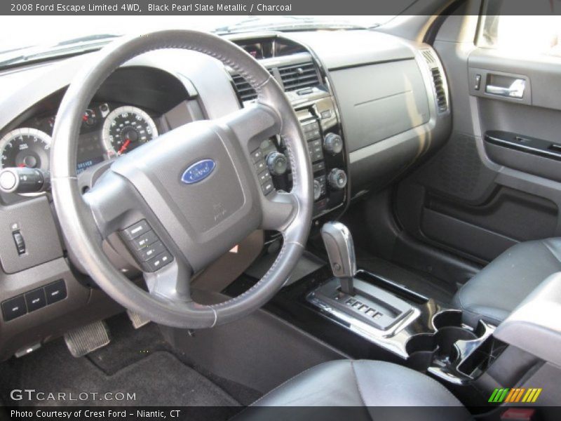 Black Pearl Slate Metallic / Charcoal 2008 Ford Escape Limited 4WD