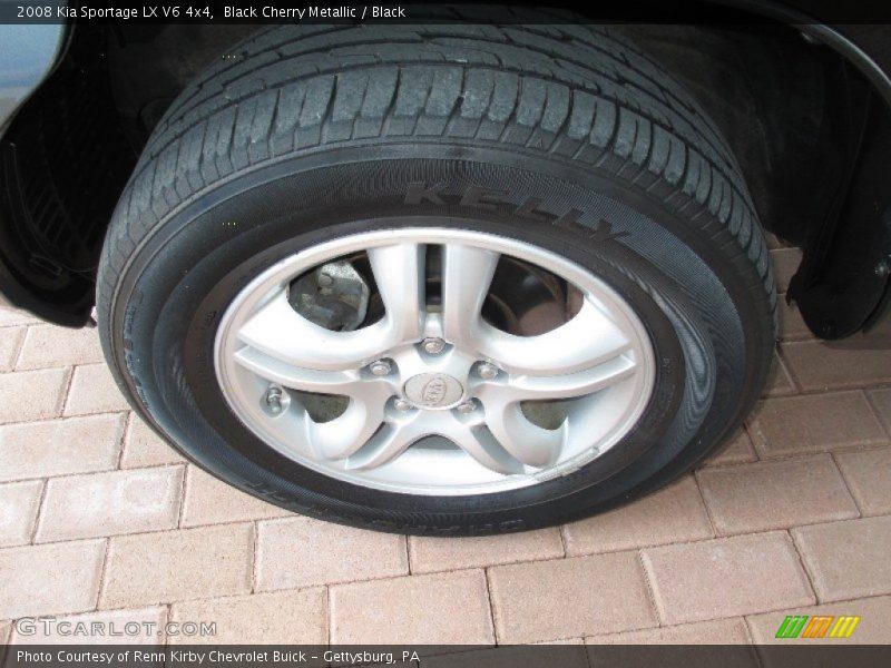 Black Cherry Metallic / Black 2008 Kia Sportage LX V6 4x4