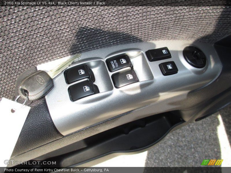 Black Cherry Metallic / Black 2008 Kia Sportage LX V6 4x4