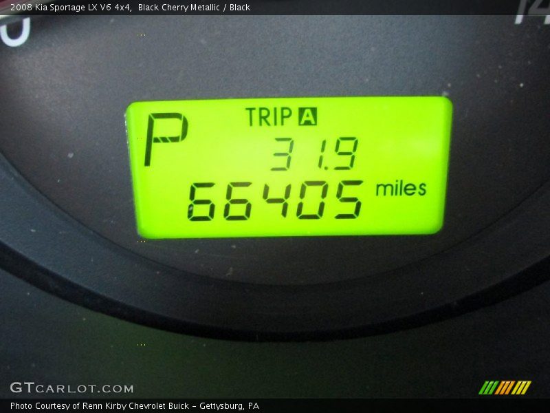 Black Cherry Metallic / Black 2008 Kia Sportage LX V6 4x4