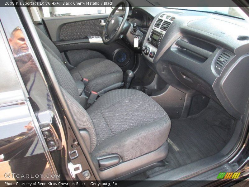 Black Cherry Metallic / Black 2008 Kia Sportage LX V6 4x4