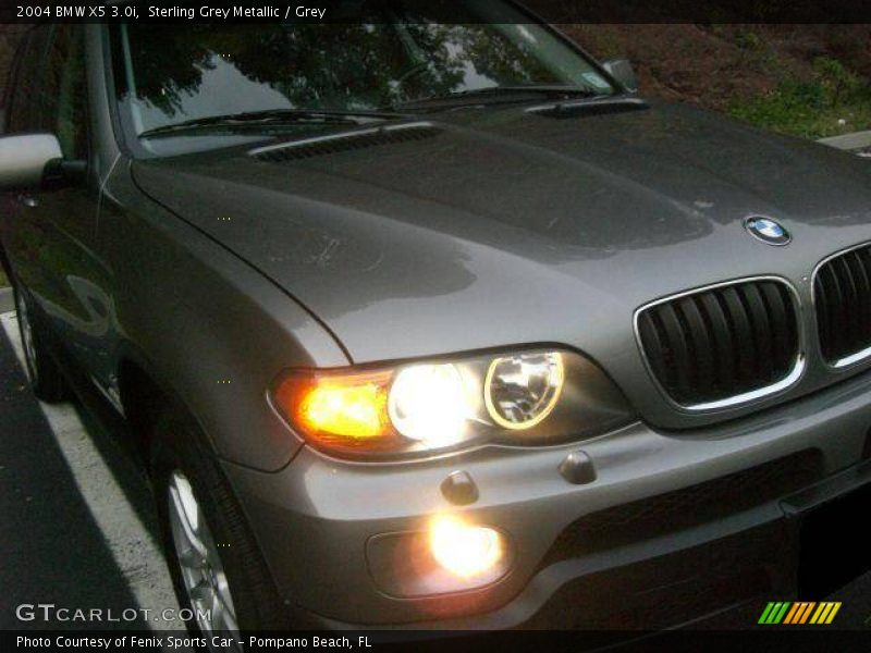 Sterling Grey Metallic / Grey 2004 BMW X5 3.0i